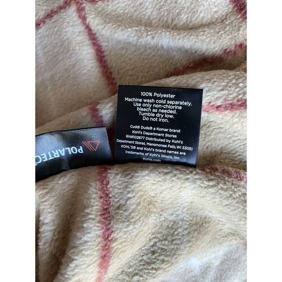 Cuddl Duds Fleece Window Pain Plaid Bed Pillowcase Set - Picture 3 of 6